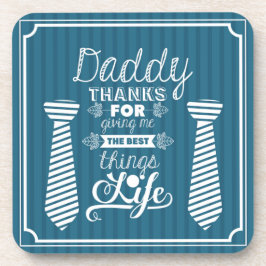 Happy Vathers Day Vater Danke, dass Sie mir das Be Getränkeuntersetzer