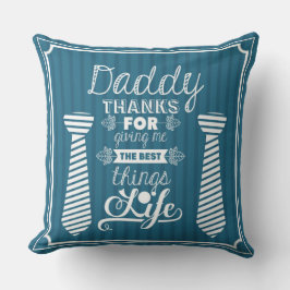 Happy Vathers Day Vater Danke, dass Sie mir das Be Kissen