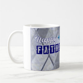 Happy Vathers Day Vater Weißer Kaffee Tasse