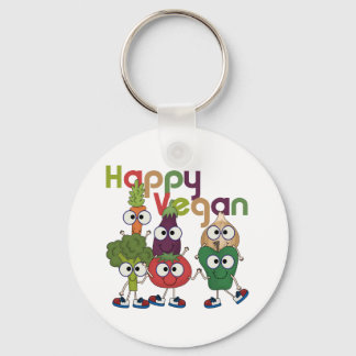 Happy Vegan Schlüsselanhänger
