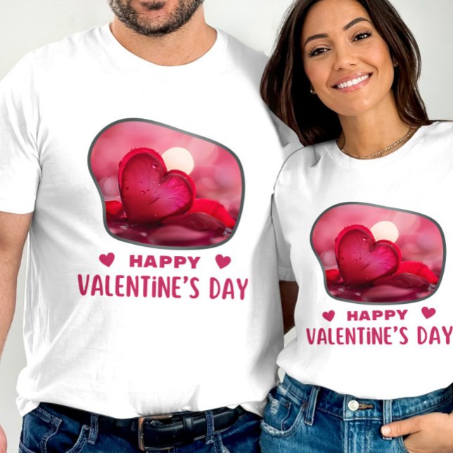 Happy Velentine's Day - Romantische Bliss T-Shirt (Von Creator hochgeladen)