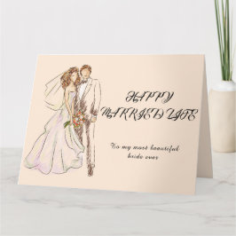 Happy Verheiratet Life Karte