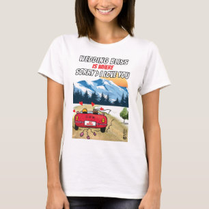 Happy Verheiratet Life Women White T-Shirt