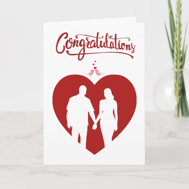 Happy Verlobung Card Karte (Vorderseite)
