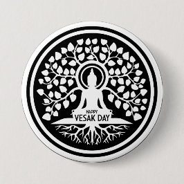 Happy Vesak Day Button