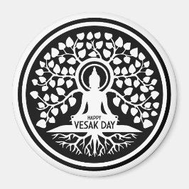 Happy Vesak Day Magnet