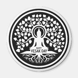 Happy Vesak Day Magnet
