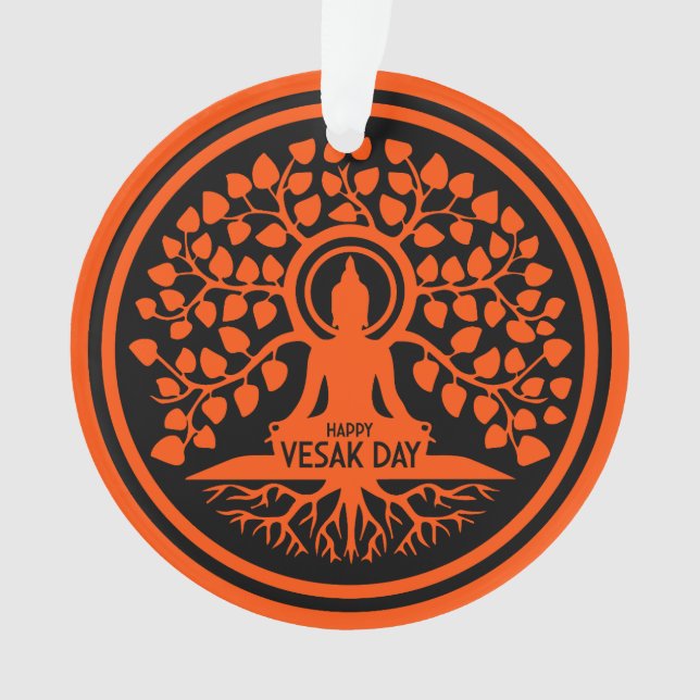 Happy Vesak Day Ornament (Vorderseite)
