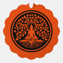 Happy Vesak Day Ornament Karte