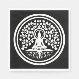 Happy Vesak Day Serviette