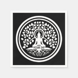 Happy Vesak Day Serviette