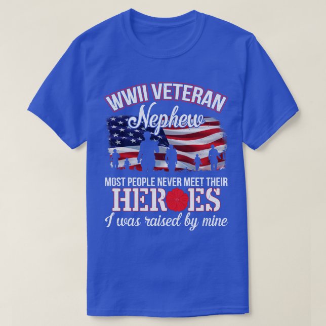 Happy Veteran Day zu mir Sie Nephew T-Shirt (Design vorne)