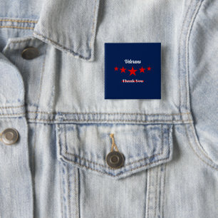 Happy Veterans Day Button