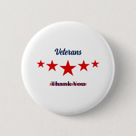 Happy Veterans Day Button
