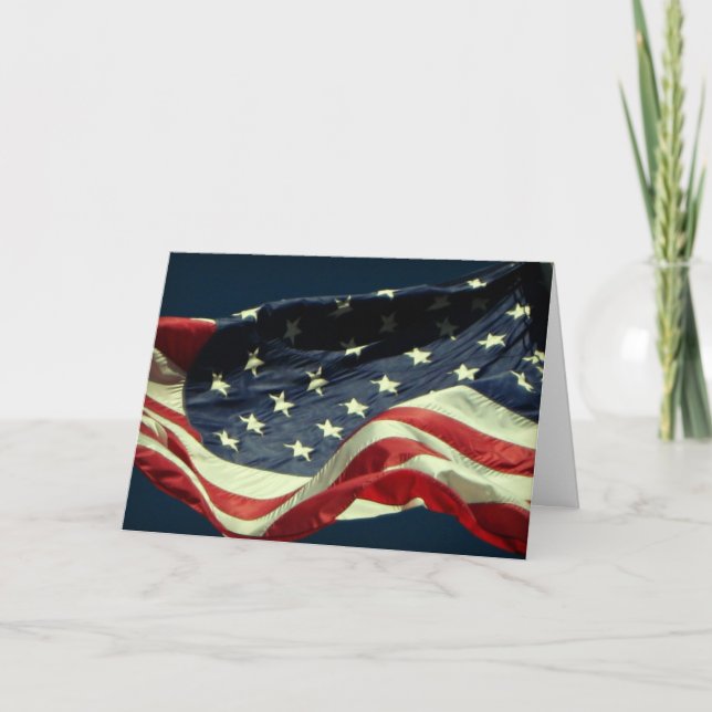 Happy Veterans Day Militärische Grußkarte Karte (Vorderseite)