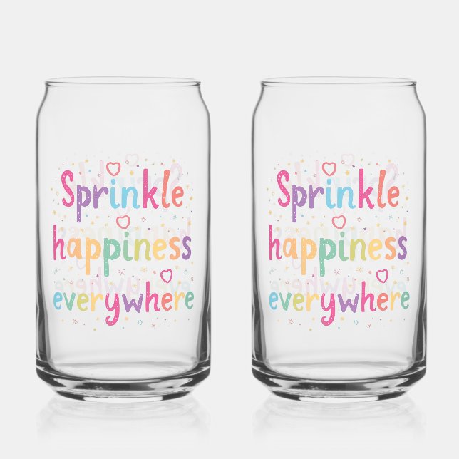 Happy Vibes Sprinkle Happiness Confetti Art (Recto)
