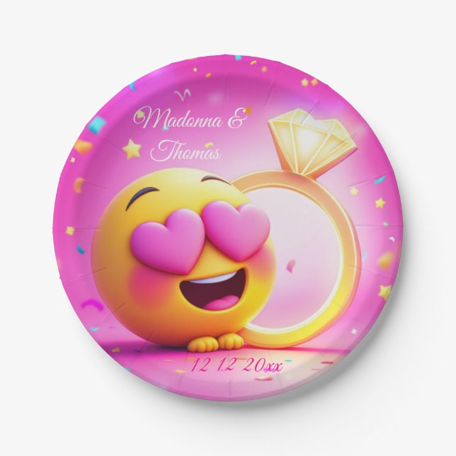 Happy Vorschlag Pappteller (Vorderseite)