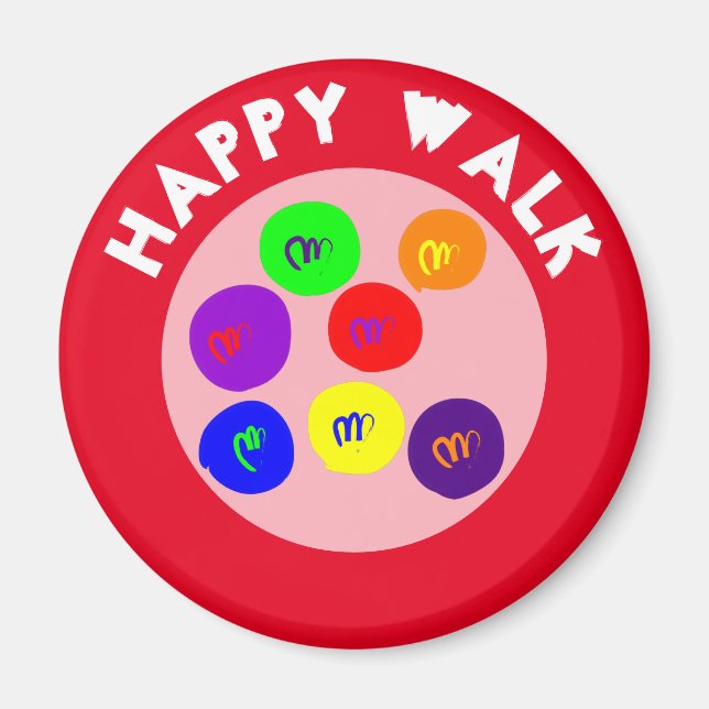 HAPPY WALK MAGNET (Vorne)