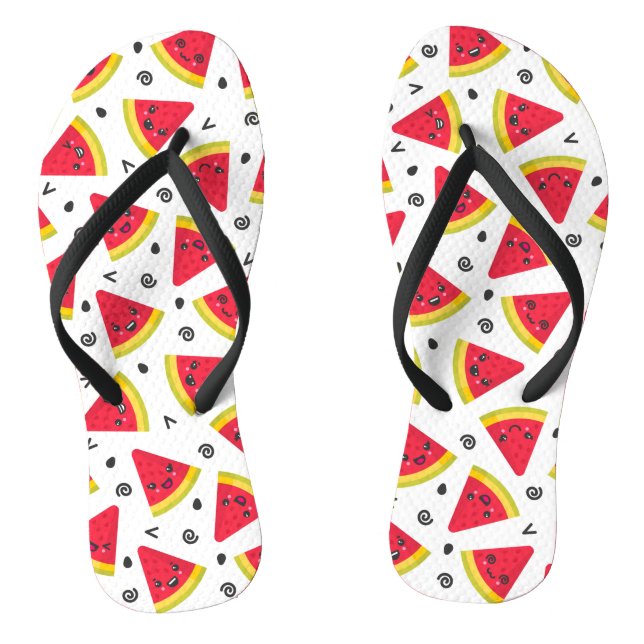 Happy Watermelon Flip Flops (Fußbett)