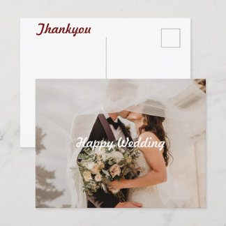 Happy Wedding 2 Postkarte