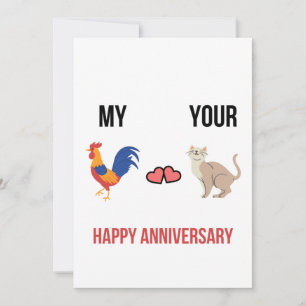 Happy Wedding Anniversary Card Feiertagskarte