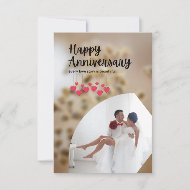 Happy Wedding Day Dankeskarte (Vorderseite)
