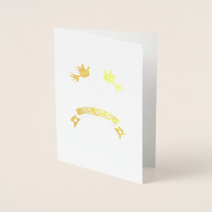 Happy Wedding Day Ja, wir tun das Folienkarte