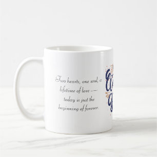 Happy Wedding Day Tote Bag - Romantisches Geschenk Kaffeetasse