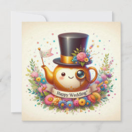 Happy Wedding Grußkarten Feiertagskarte