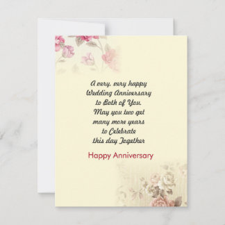 Happy Wedding Jubiläum Einladung