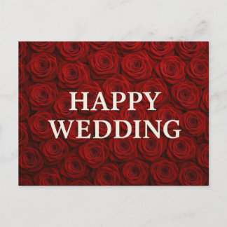 Happy Wedding Postcards  Postkarte
