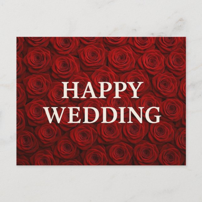 Happy Wedding Postcards  Postkarte (Vorderseite)