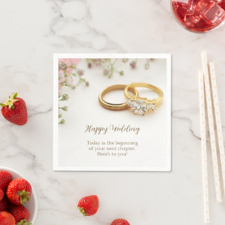 Happy Wedding Serviette
