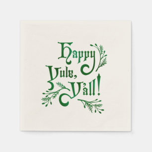 Happy Weihnachten Yall Southern Christmas Pagan Serviette