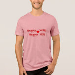 Happy WIFI Happy LIFI Tri-Blend Shirt<br><div class="desc">Oh,  so wahr - Glückliche Ehefrau,  glückliches Leben,  wenn Mamma nicht glücklich ist,  ist niemand glücklich! Dies würde einen lustigen Hochzeitsfeier T - Shirt für alle Mitglieder des Party Groom T - Shirt BestMan T - Shirt Trauzeuge T - Shirt Usher T - Shirt RingBearer T - Shirt</div>