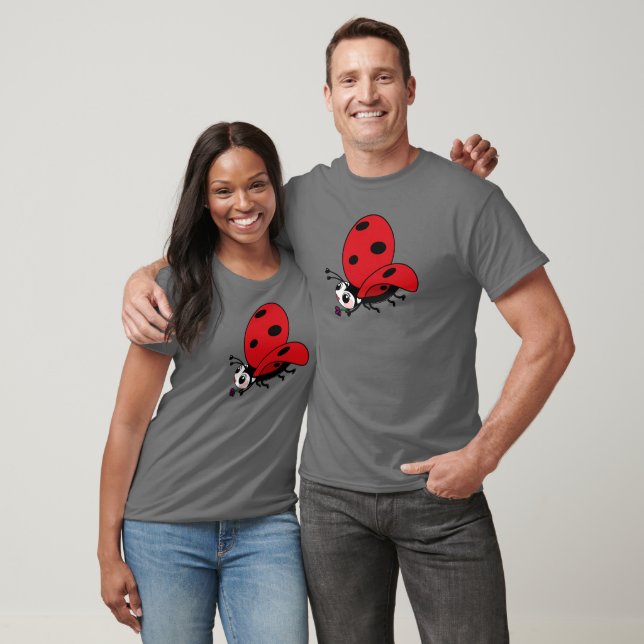 Happy Wings Ladybug T-Shirt (Unisex)