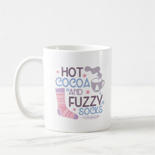 Happy Winter Hot Kakao und Fuzzy Socks Kaffeetasse