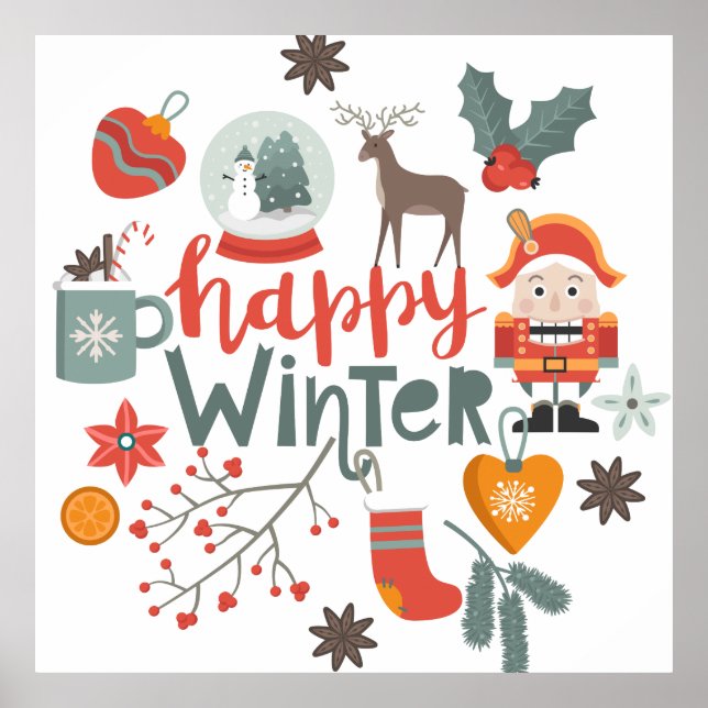 Happy Winter Poster (Vorne)