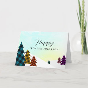 Happy Winter Solstice Alternate Holiday Karte