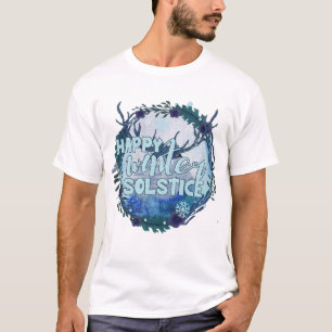 Happy Winter Solstice - Feiern Sie die Jahreszeit T-Shirt