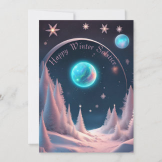 Happy Winter Solstice Feiertagskarte