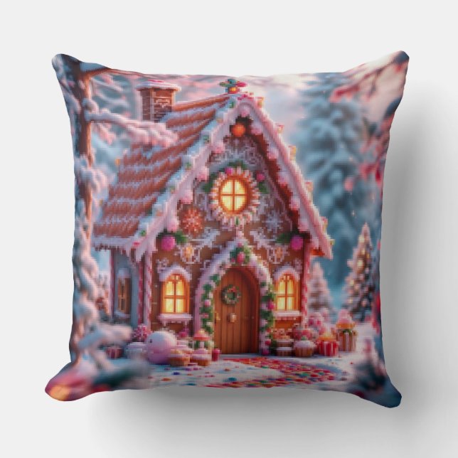 Happy winter with Christmas  Kissen (Vorderseite)