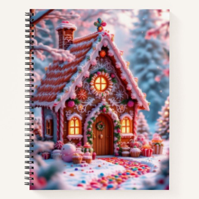  Happy Winter with Christmas  Notizbuch (Vorderseite)