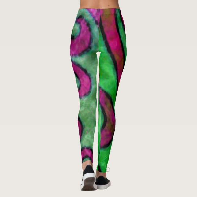 Happy Wirbel - Leggings (Rückseite)