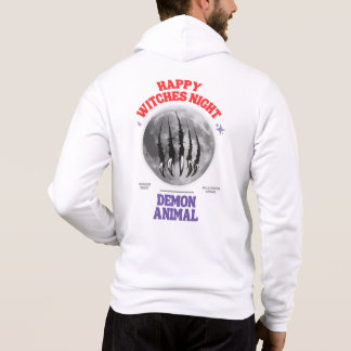 happy witches night demon animal hoodie
