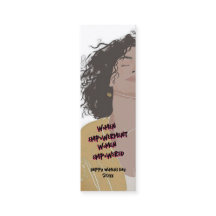 Happy Womens Day Modernes Lesezeichen