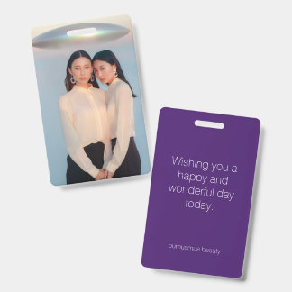 Happy Wonderful Day Good Luck Card Ausweis
