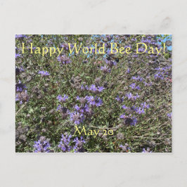 Happy World Bee Day! Postkarte