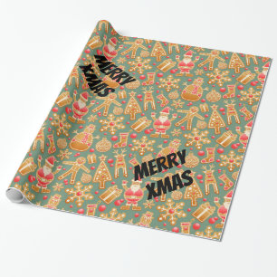Happy Xmas Santa Geschenkpapier