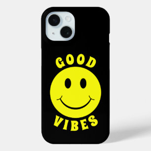 Happy Yellow Face Good Vibes Case-Mate iPhone Hülle